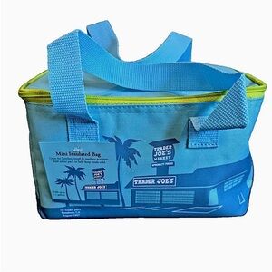 Trader Joe’s Blue/Green  Mini Insulated Tote bag